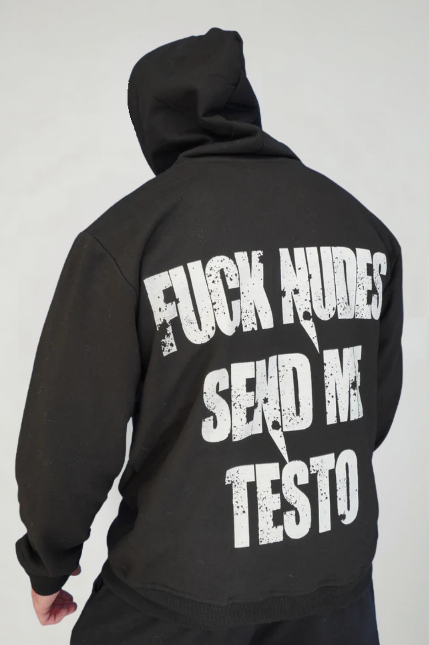 Polerón "F*CK NUDES SEND ME TESTO"