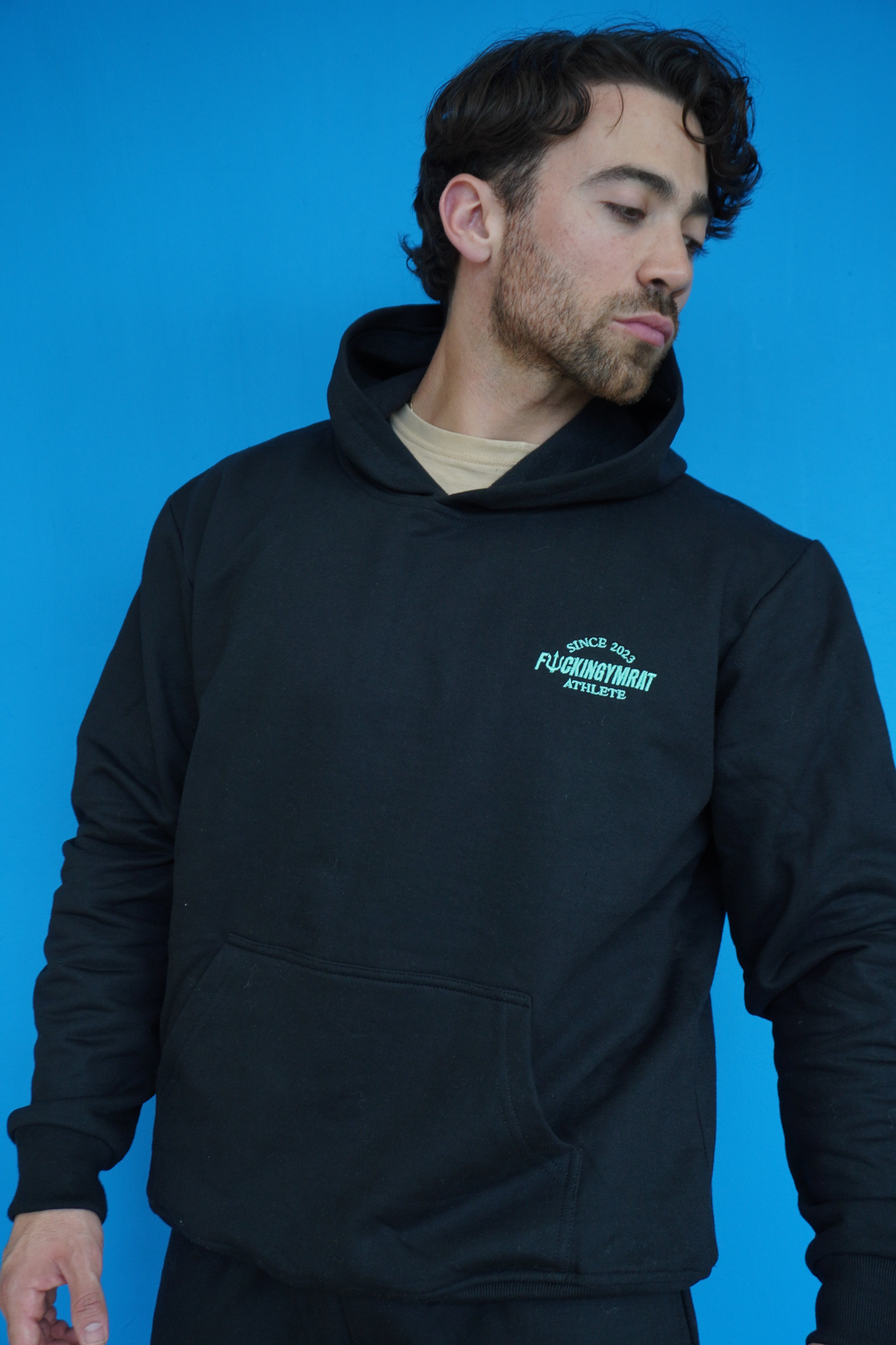 CONJUNTO "BUZO ATHLETE" NEGRO (unisex)