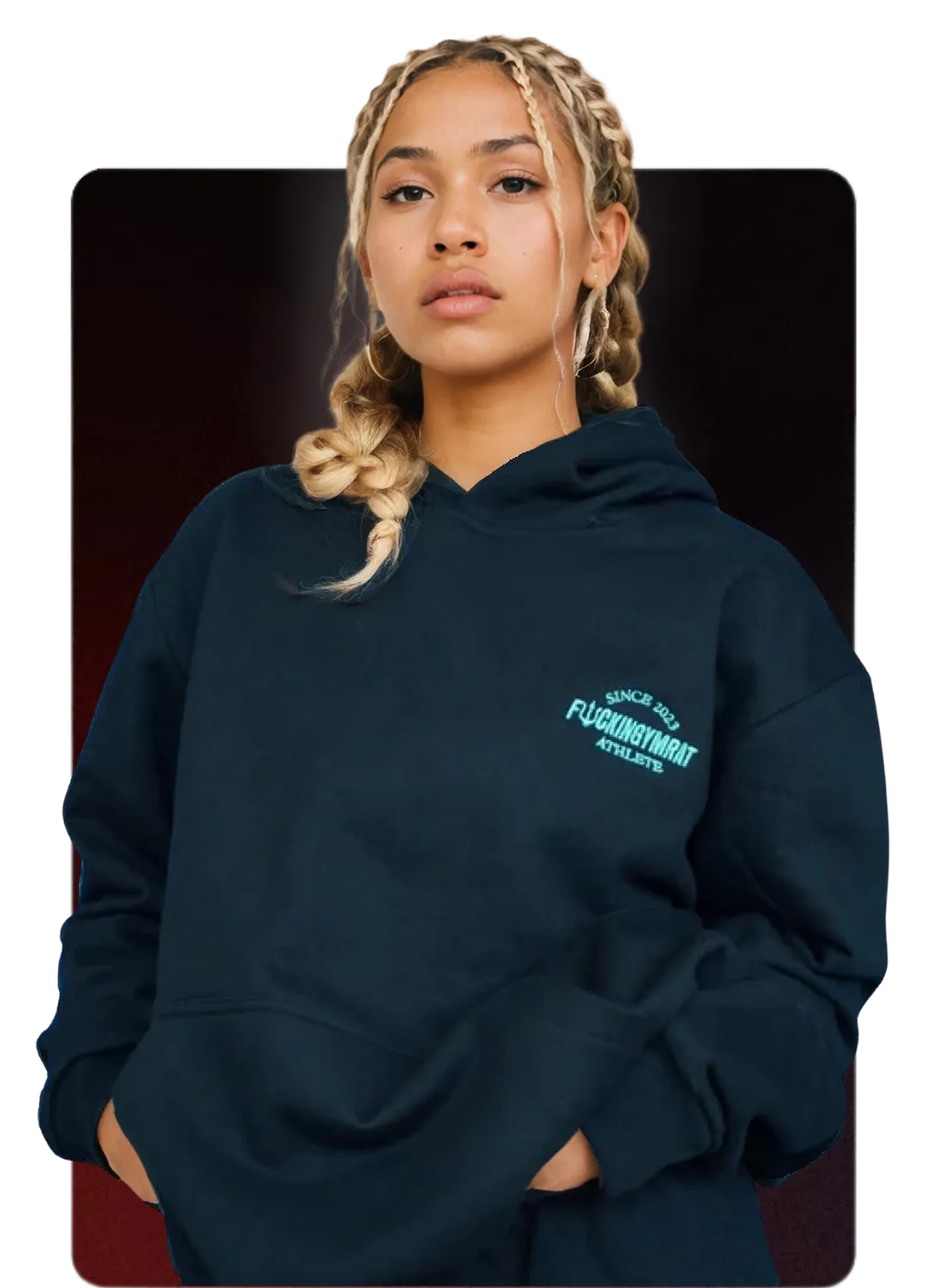 CONJUNTO "BUZO ATHLETE" NEGRO (unisex)