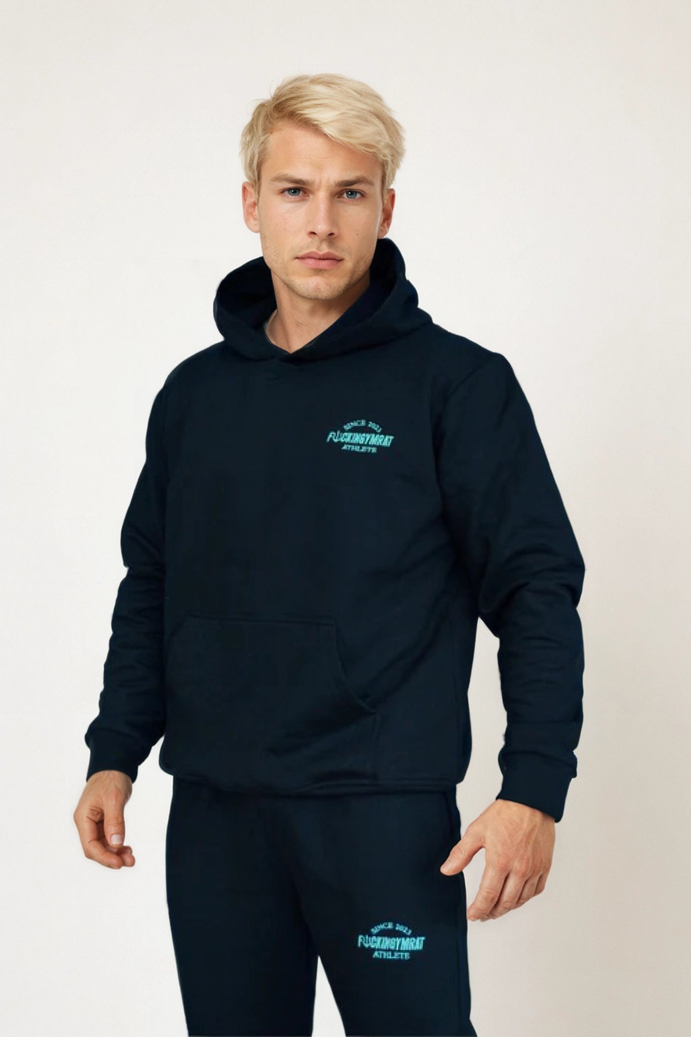 CONJUNTO "BUZO ATHLETE" NEGRO (unisex)