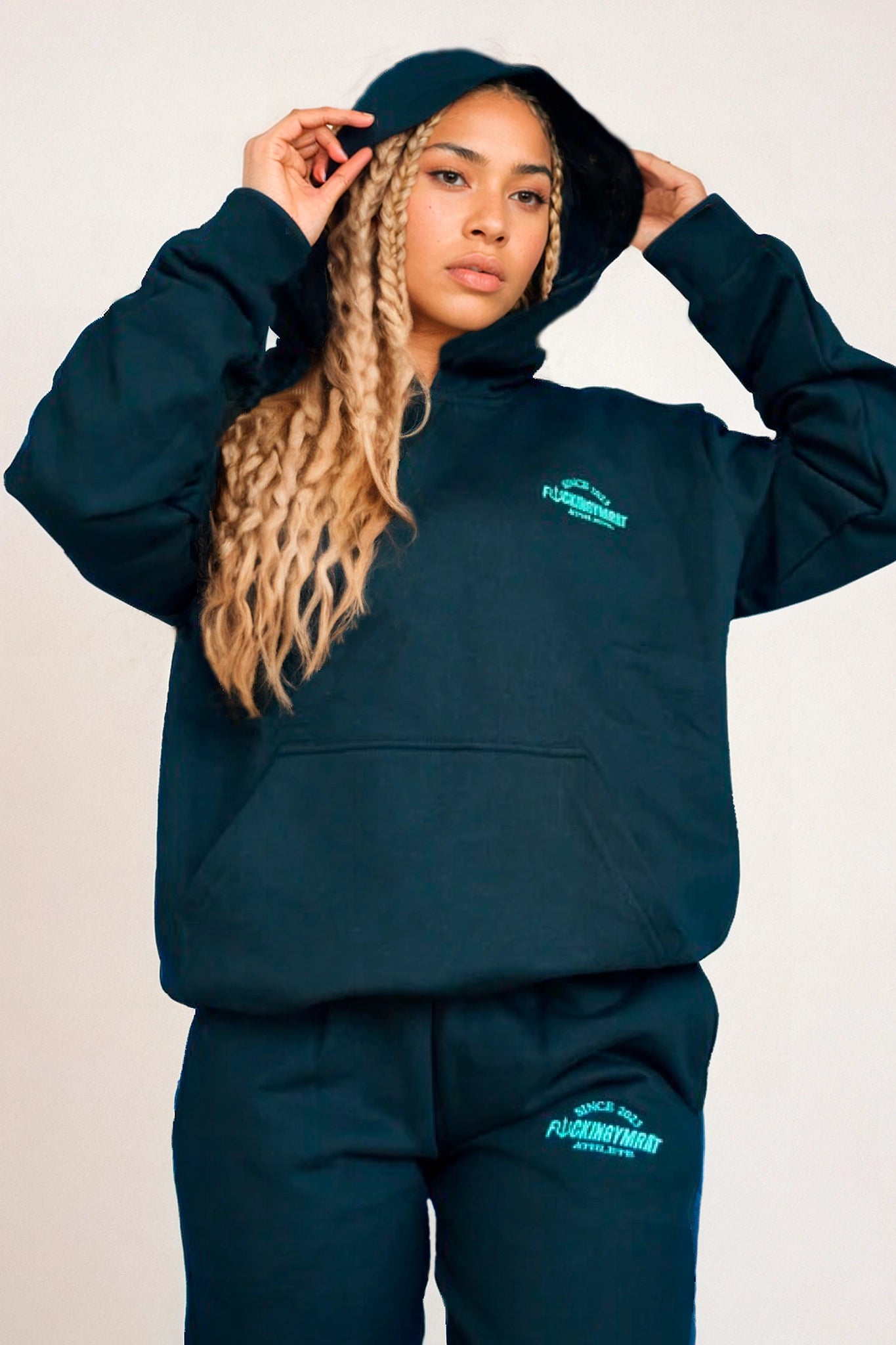 CONJUNTO "BUZO ATHLETE" NEGRO (unisex)