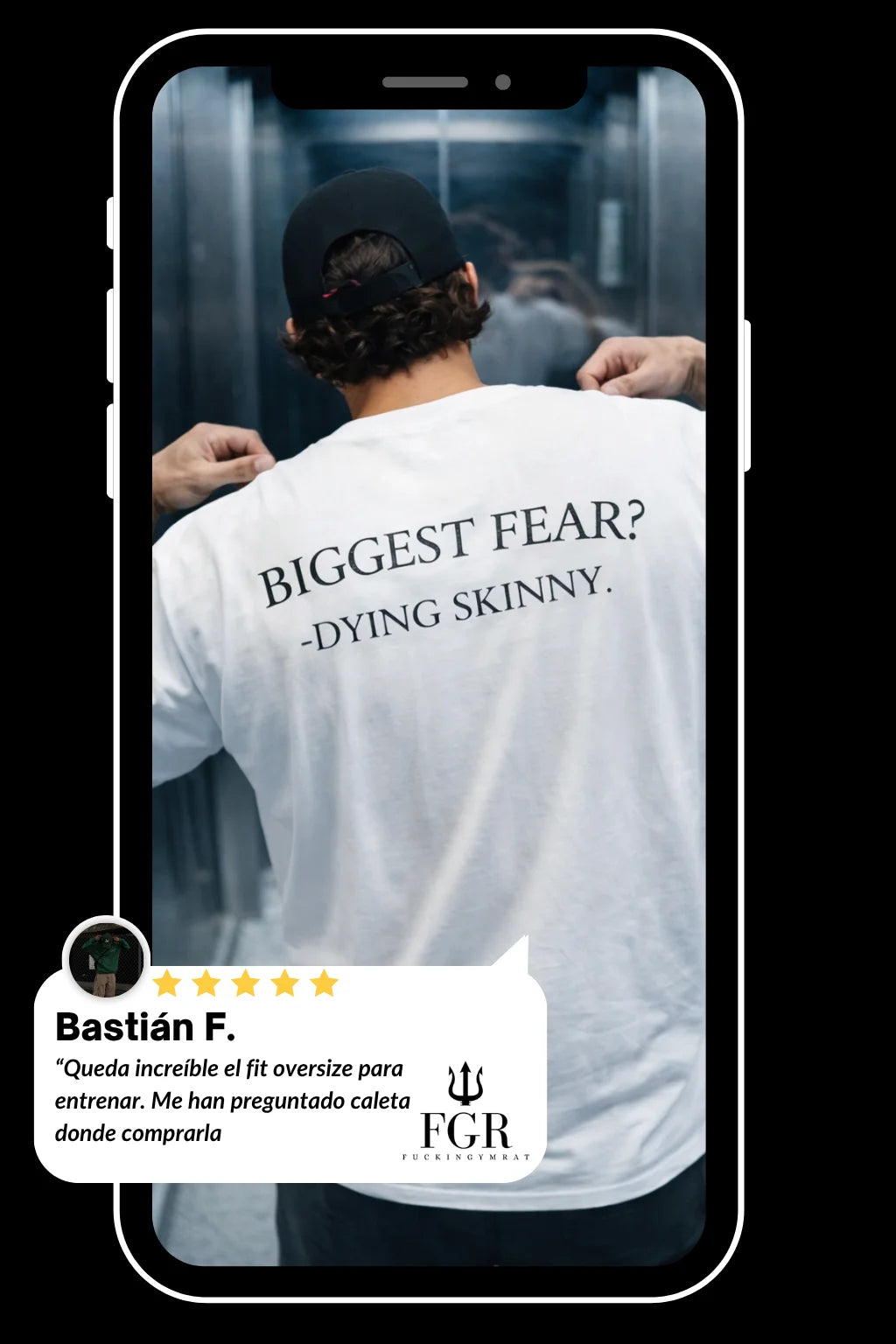 BIGGEST FEAR? DYING SKINNY - OVERSIZE